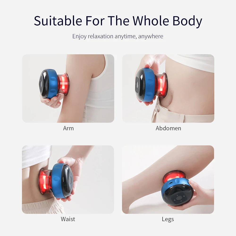 Electric Vacuum Cupping Massage Body Cups Anti-Cellulite Therapy Massager for Body Electric Guasha Scraping Fat Burning Slimming
