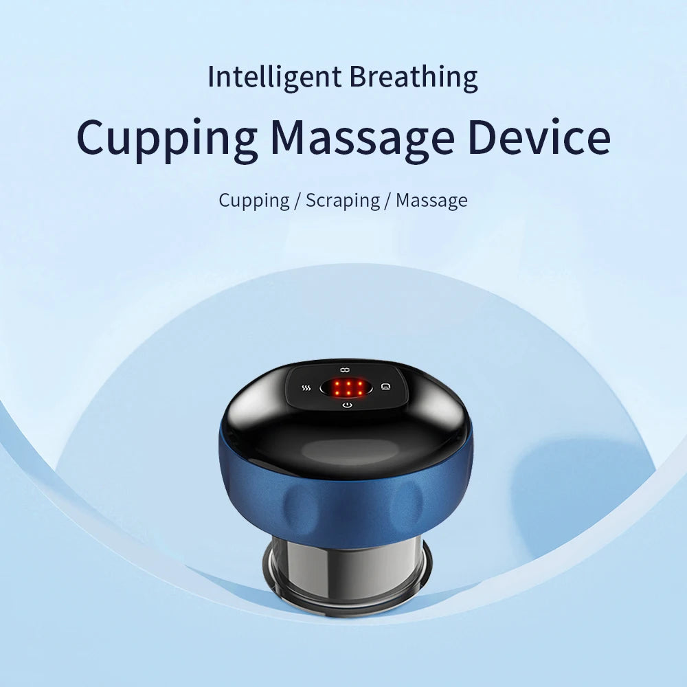 Electric Vacuum Cupping Massage Body Cups Anti-Cellulite Therapy Massager for Body Electric Guasha Scraping Fat Burning Slimming - 02ALABA