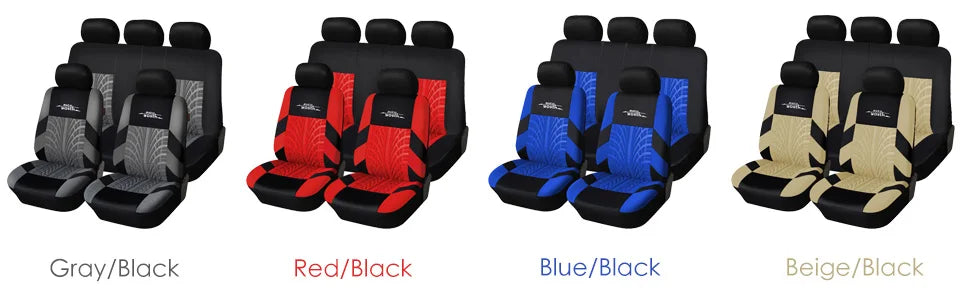 Brand Embroidery Car Seat Covers Set Car Organizer Universal For golf 4 For Citroen C4 For izh 2126 For Hyundai Ai 20 For Honda