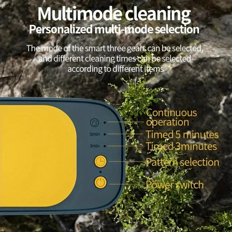Xiaomi MIJIA Ultrasonic Glasses Cleaner, 45KHZ Ultrasound Jewelry Cleaning Machine, High-Frequency Ultrasonic Cleaning Bath - 02ALABA