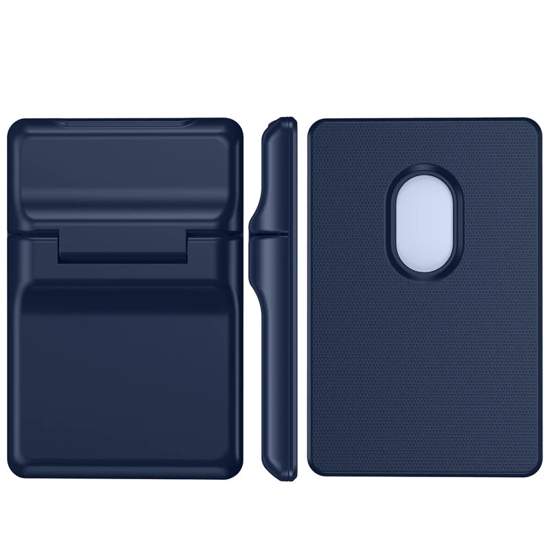 Magnetic Wallet and Card Holder Metal Slim Bank Card Holder For All Cell Phone Models MagSafe PC Magnetic Wallet Holds 1-2 cards - 02ALABA