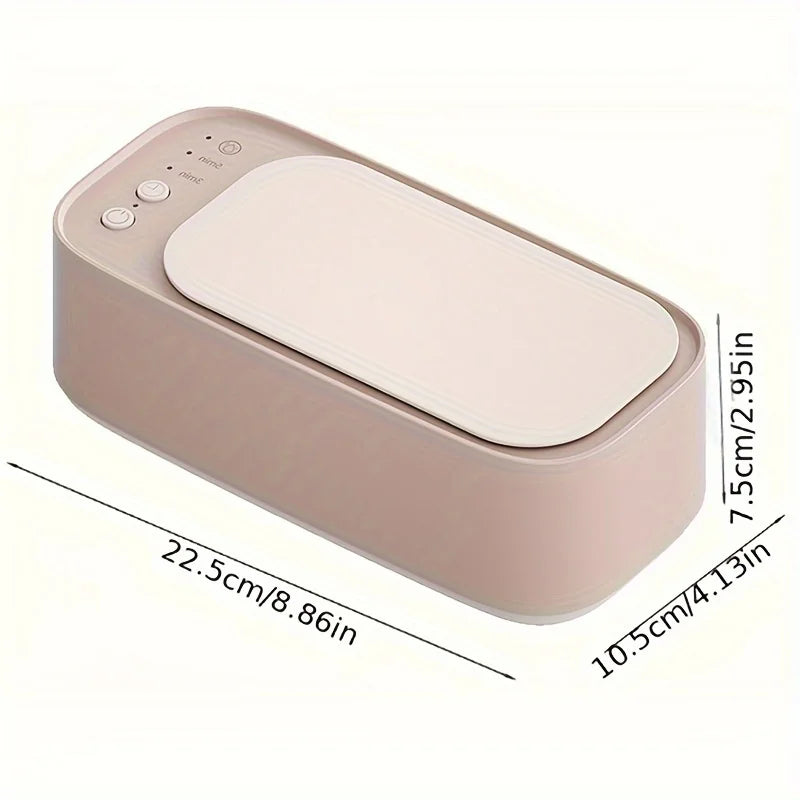 Xiaomi MIJIA Ultrasonic Glasses Cleaner, 45KHZ Ultrasound Jewelry Cleaning Machine, High-Frequency Ultrasonic Cleaning Bath - 02ALABA