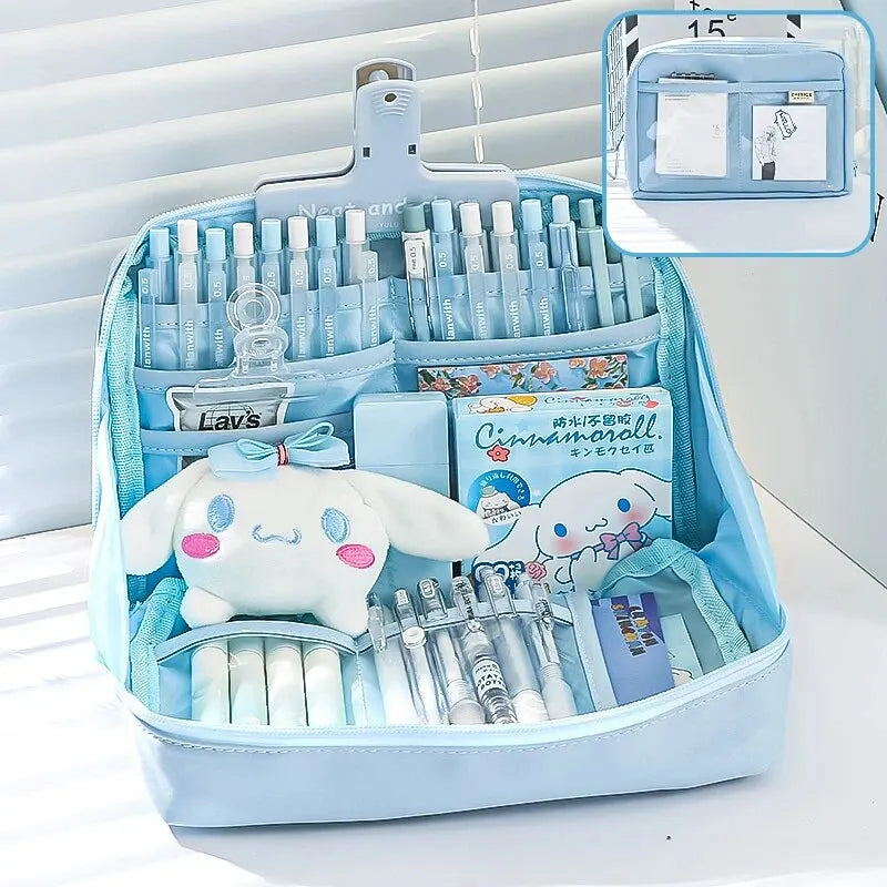 12 Layers Large Capacity Pencil Case Good Looking Multifunctional Classification Storage Stationery Storage Bag 1pc - 02ALABA