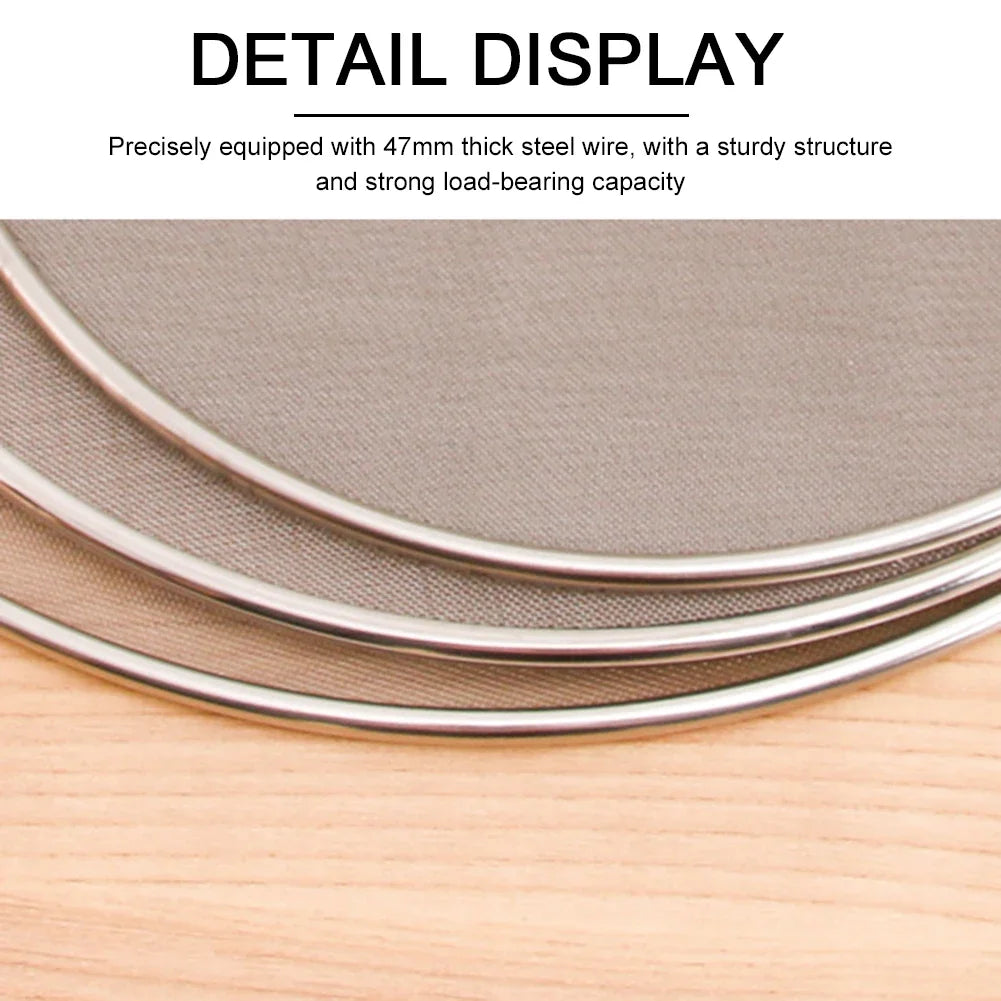 Stainless Steel Oil-Splash Guard for Cooking – Split Design Non-Stick Splatter Cover for Pans & Pots, Reusable Kitchen Tool