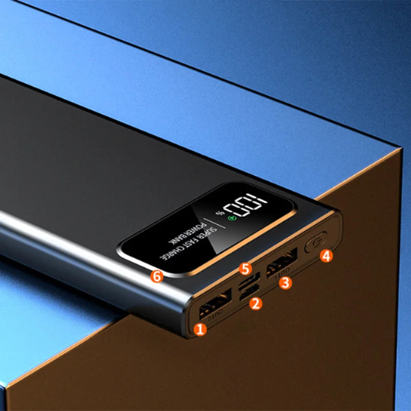 Xiaomi 120W Super Fast Charging 200000mAh High Capacity Power Bank Battery Digital Display Power Bank For Iphone Samsung Huawei - 02ALABA