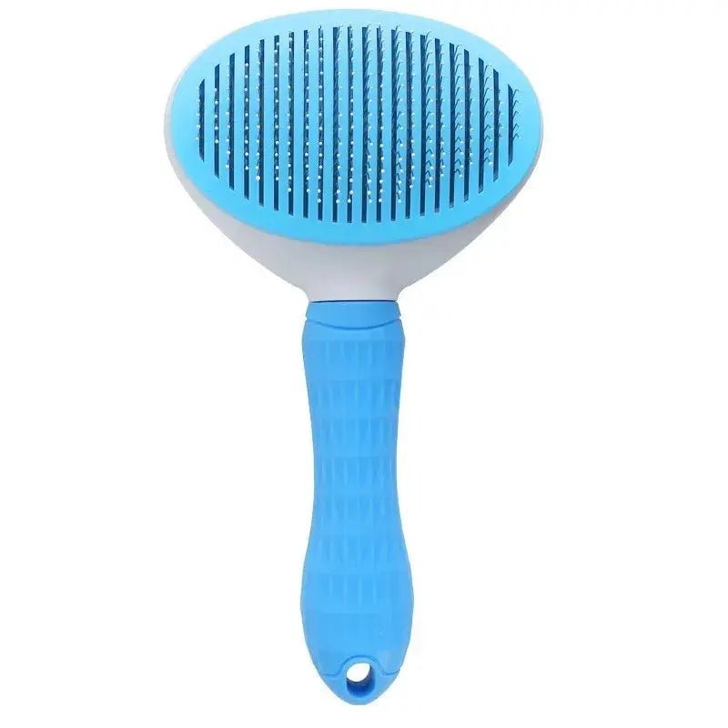 Self-Cleaning Pet Brush, Cat and Dog Comb, Hair Remover Tool for Dogs and Cats, Grooming Accessories, Pets' Dematting Comb - 02ALABA