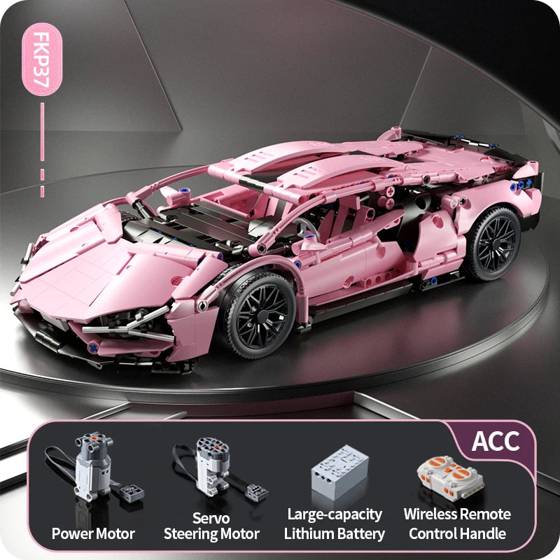 ToylinX Technology Building Blocks Car Speeding Vehicle Racing Bricks Toys for Children Gift Thanksgiving, Halloween, Christmas - 02ALABA