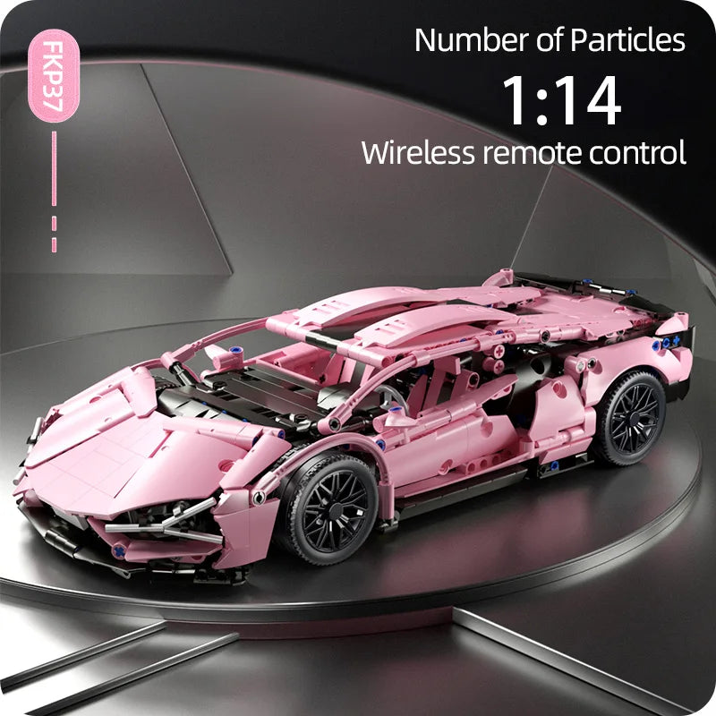 ToylinX Technology Building Blocks Car Speeding Vehicle Racing Bricks Toys for Children Gift Thanksgiving, Halloween, Christmas - 02ALABA