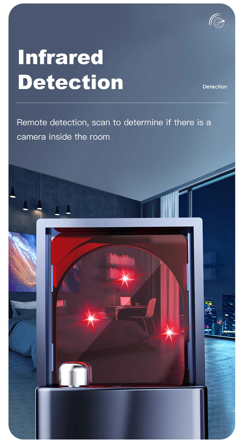 T15 Camera Detector: Wireless Signal Infrared Scanner and Anti-location Device - Professional GPS Search and Security Protection