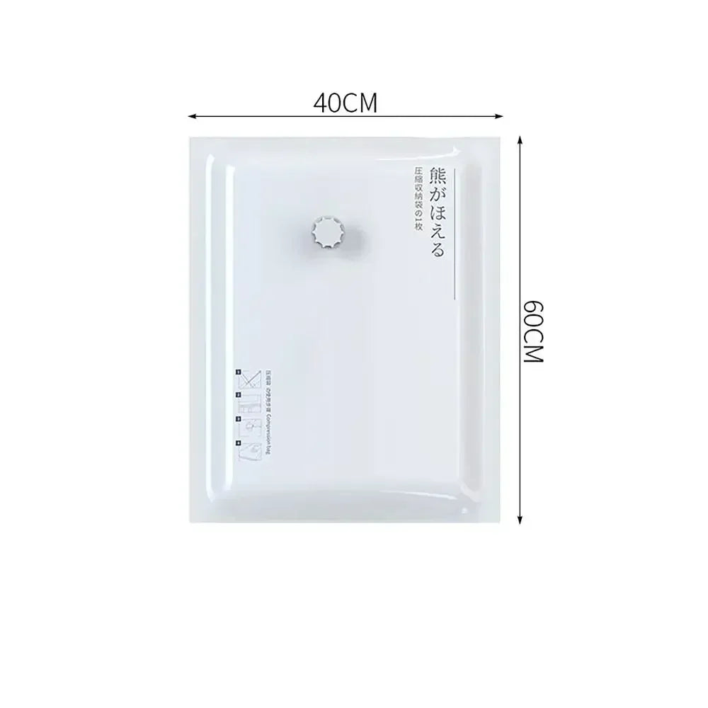New Reusable Vacuum Bags for Travel Dustproof Space Saver Vacuum Compression Bag Waterproof Luggage Vacuum Storage Bag Backpack