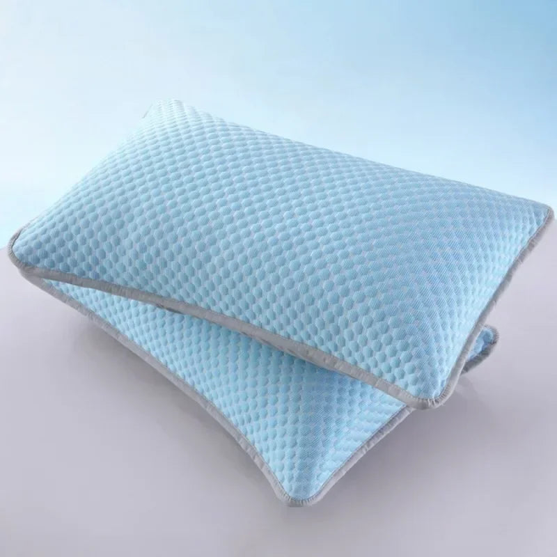 Summer Cooling Pillowcase Solid Color Ice Bean Bean Pillowcase Cool Feeling Air Conditioning Cover Washable (No Pillow) 48x74cm