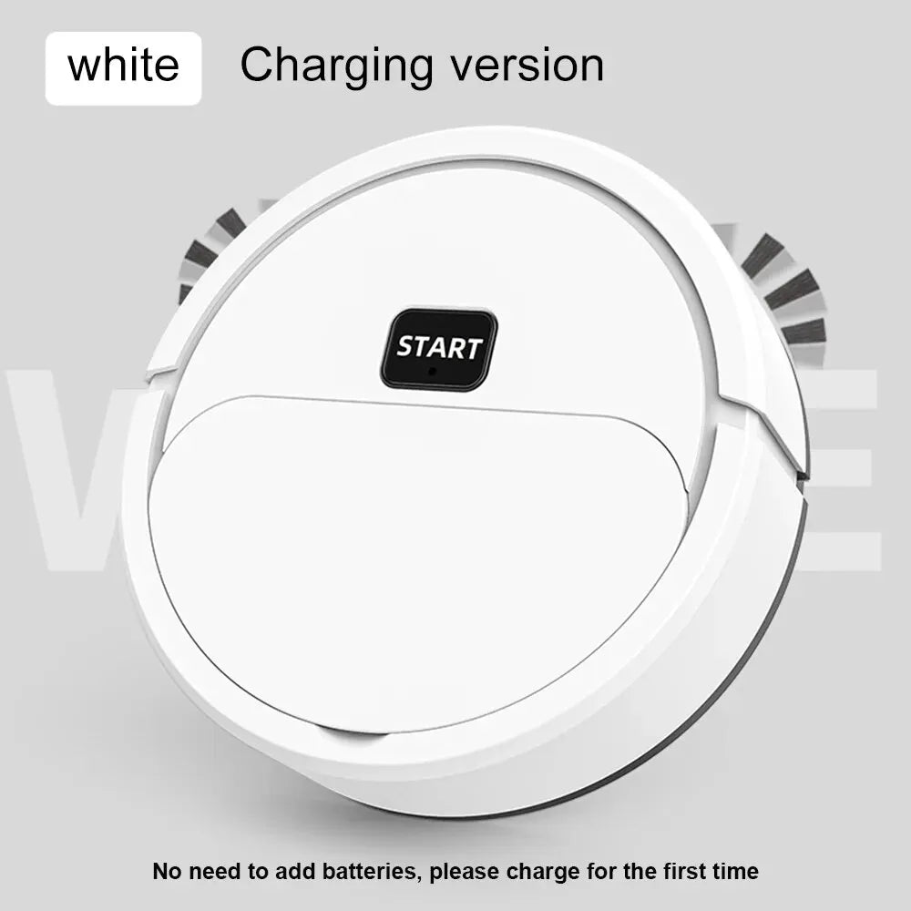 The Fully Automatic Sweeping Robot is a versatile vacuum cleaner that can also mop the floor. It's a compact, home-use device designed for convenience, known as the Lazybones Intelligent 3-in-1 Sweeper. - 02ALABA