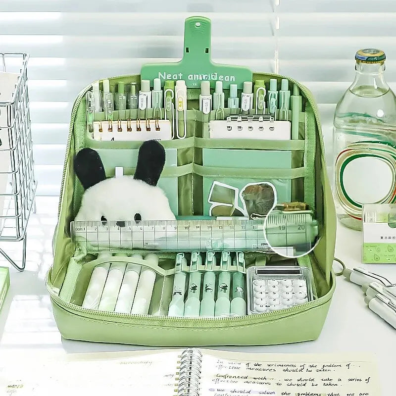 12 Layers Large Capacity Pencil Case Good Looking Multifunctional Classification Storage Stationery Storage Bag 1pc - 02ALABA