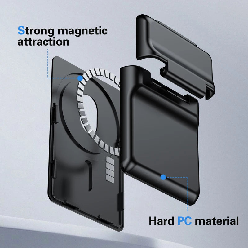 Magnetic Wallet and Card Holder Metal Slim Bank Card Holder For All Cell Phone Models MagSafe PC Magnetic Wallet Holds 1-2 cards - 02ALABA