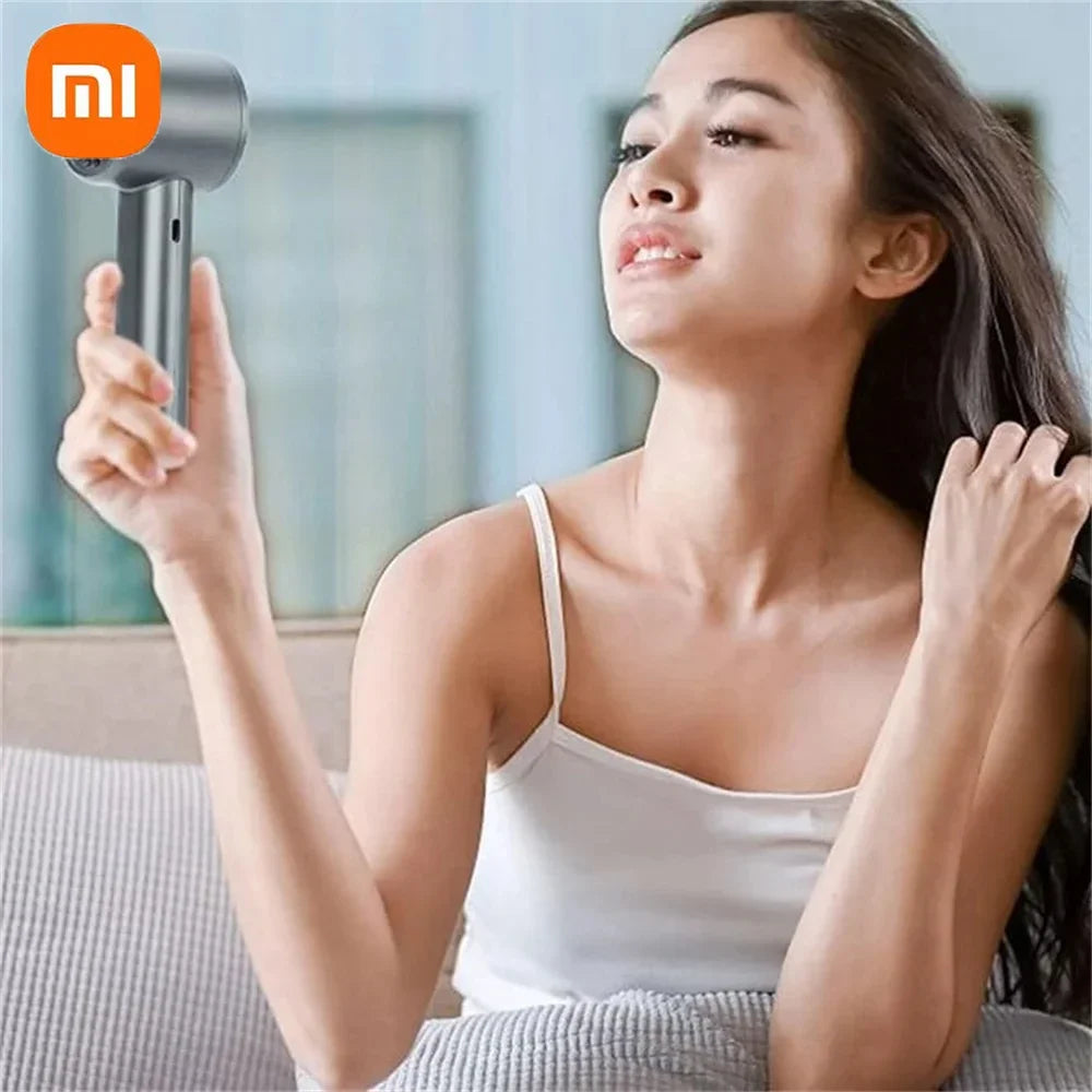 Xiaomi Mijia 120 Wind Speed Mini Portable Handheld Fan Leafless Turbine Fan USB Rechargeable Outdoor High Speed Fan - 02ALABA
