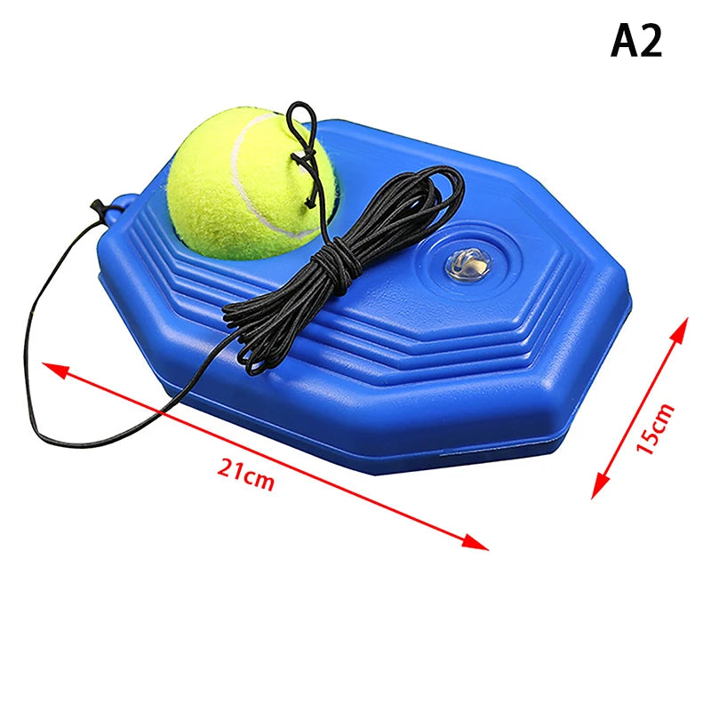Elastic Tennis Rope Ball, Practice Self-Duty Rebound with Tennis Partner Sparring Device - 02ALABA
