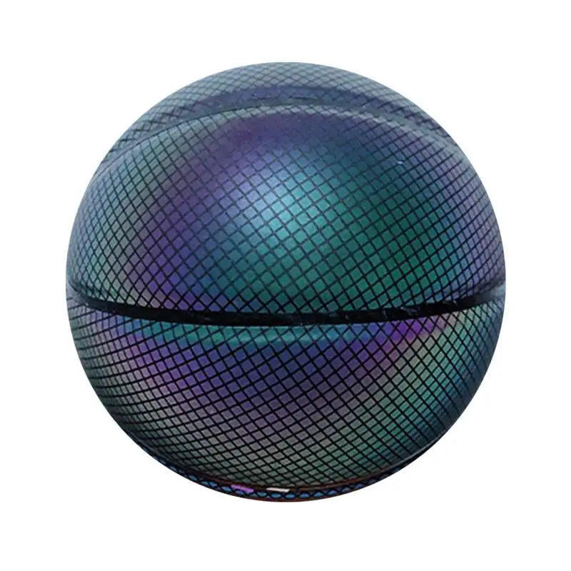 Light Reflective Basketball Size 7 Cool Night glowing Basketball game - 02ALABA