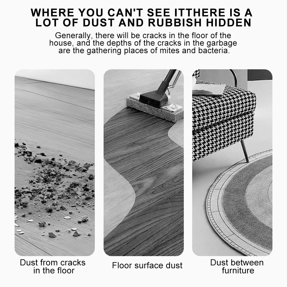 The Fully Automatic Sweeping Robot is a versatile vacuum cleaner that can also mop the floor. It's a compact, home-use device designed for convenience, known as the Lazybones Intelligent 3-in-1 Sweeper. - 02ALABA