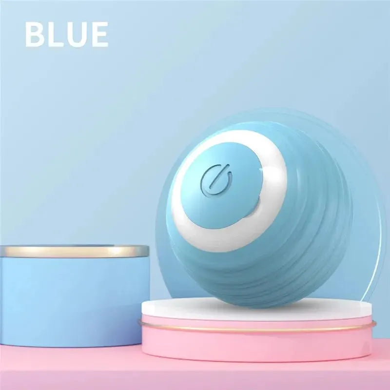 Cat Interactive Ball Training Self-moving Kitten Electric Cat Ball Toys Electronic Automatic Rolling Magic Ball Toys for Cat - 02ALABA