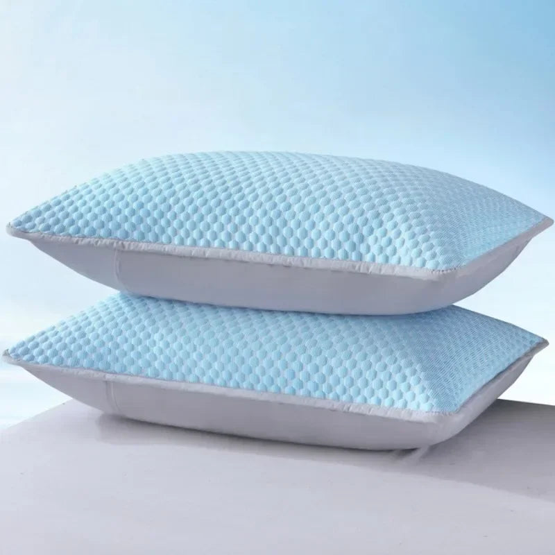 Summer Cooling Pillowcase Solid Color Ice Bean Bean Pillowcase Cool Feeling Air Conditioning Cover Washable (No Pillow) 48x74cm