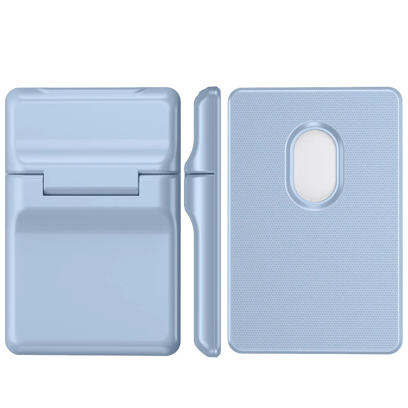 Magnetic Wallet and Card Holder Metal Slim Bank Card Holder For All Cell Phone Models MagSafe PC Magnetic Wallet Holds 1-2 cards - 02ALABA