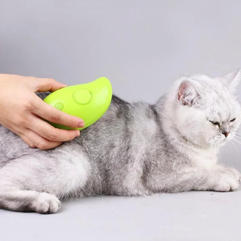 3 in 1 Electric Spray Brushes for Massage Pet Grooming Hair Removal Combs - 02ALABA