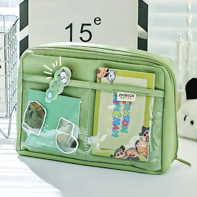 12 Layers Large Capacity Pencil Case Good Looking Multifunctional Classification Storage Stationery Storage Bag 1pc - 02ALABA