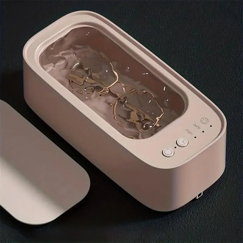 Xiaomi MIJIA Ultrasonic Glasses Cleaner, 45KHZ Ultrasound Jewelry Cleaning Machine, High-Frequency Ultrasonic Cleaning Bath - 02ALABA