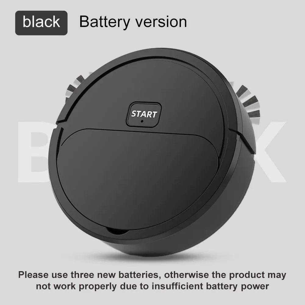The Fully Automatic Sweeping Robot is a versatile vacuum cleaner that can also mop the floor. It's a compact, home-use device designed for convenience, known as the Lazybones Intelligent 3-in-1 Sweeper. - 02ALABA