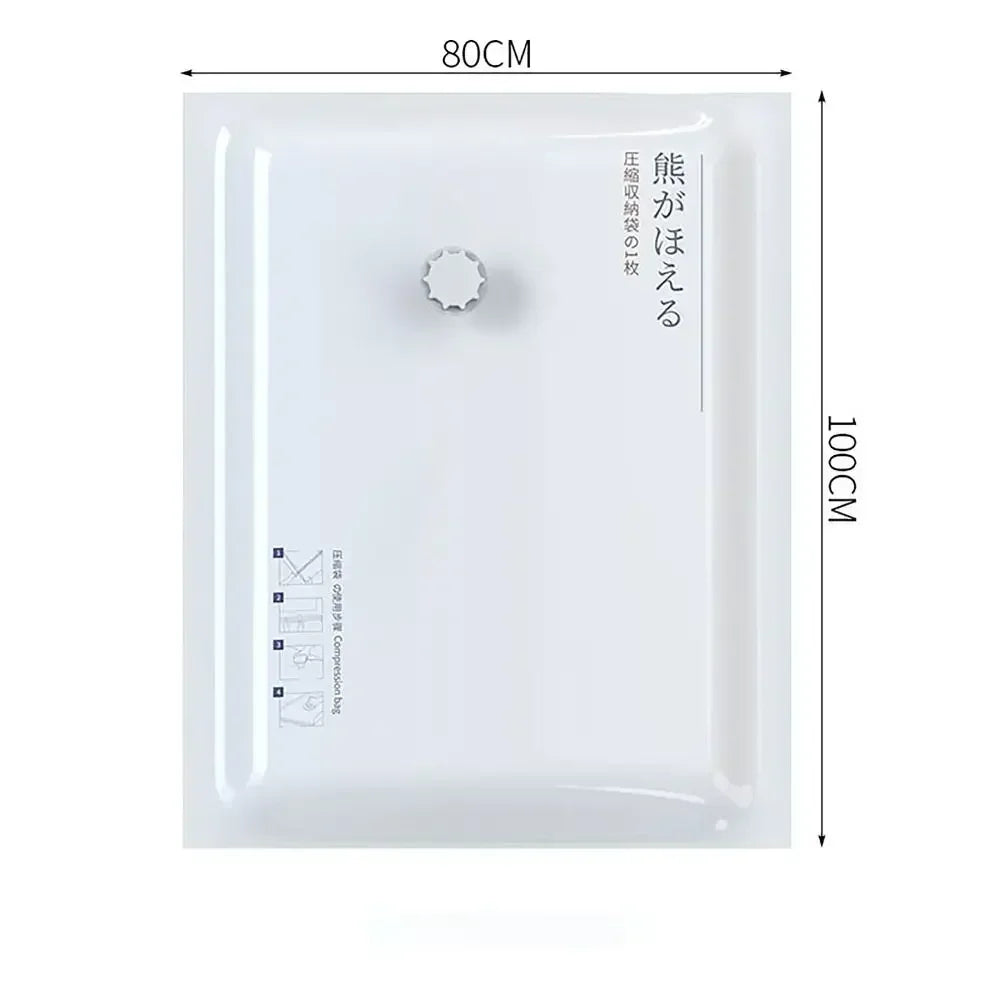 New Reusable Vacuum Bags for Travel Dustproof Space Saver Vacuum Compression Bag Waterproof Luggage Vacuum Storage Bag Backpack