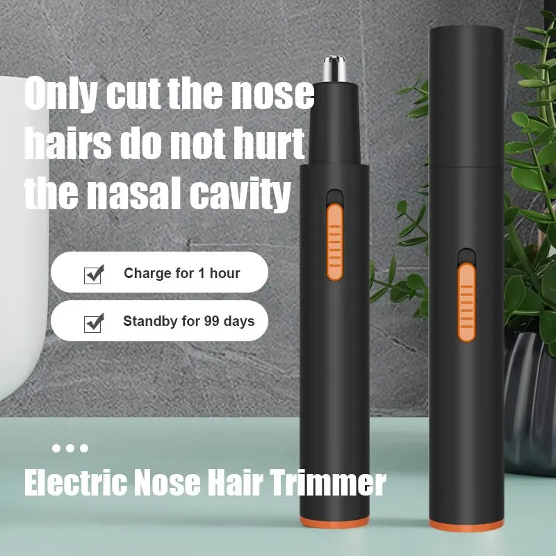 Portable Electric Nose Hair Trimmer: Mini Trimmer for Men and Women - 02ALABA
