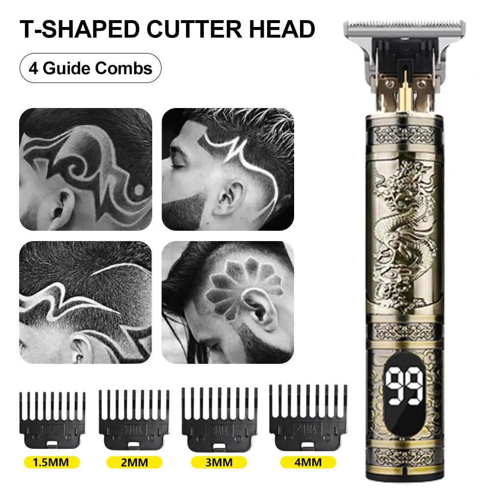 T9 Hair Clipper: Repair and Maintenance for Beard Shaving, Body Hair Trimming. Corteiz Electric Clippers for Men: Haircut Machine and 0mm Barber Shaver. - 02ALABA