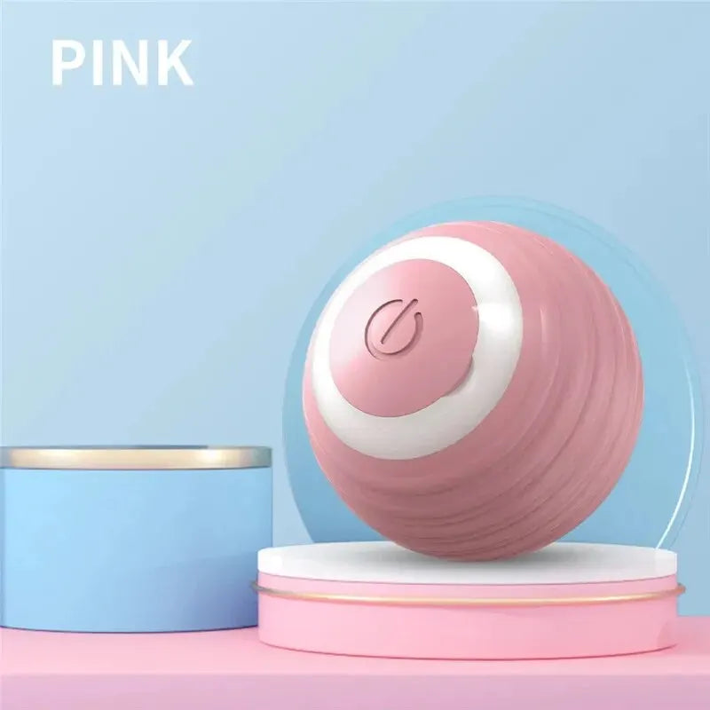 Cat Interactive Ball Training Self-moving Kitten Electric Cat Ball Toys Electronic Automatic Rolling Magic Ball Toys for Cat - 02ALABA