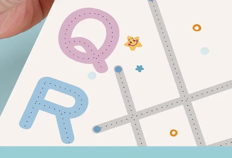 Magical Tracing Workbook: Montessori Educational Calligraphy Copybook for Kids - Reusable Pen Control Training