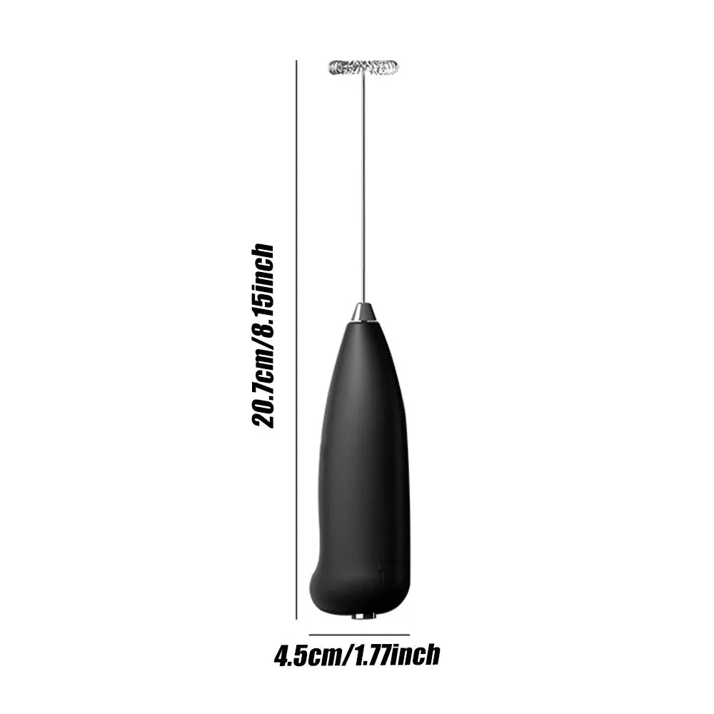Handheld Electric Milk Frother, Coffee Foamer, Egg Beater, Cappuccino Stirrer, Mini Portable Blender, Home Kitchen Whisk Tool - 02ALABA