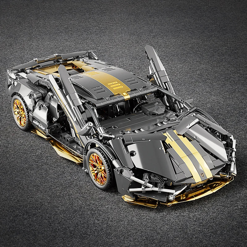 ToylinX Technology Building Blocks Car Speeding Vehicle Racing Bricks Toys for Children Gift Thanksgiving, Halloween, Christmas - 02ALABA