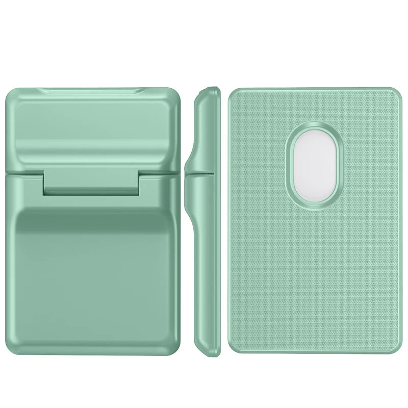 Magnetic Wallet and Card Holder Metal Slim Bank Card Holder For All Cell Phone Models MagSafe PC Magnetic Wallet Holds 1-2 cards - 02ALABA