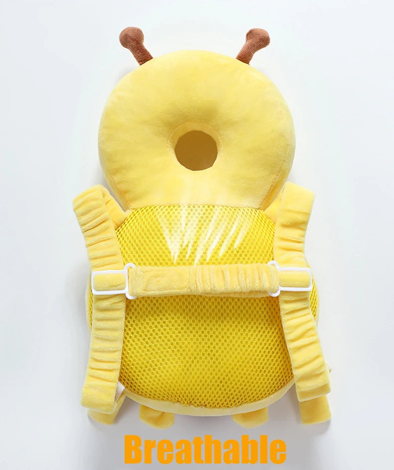 Head Back Protector Baby Protect Pillow Learn Walk Head Protector Cushion Anti Fall Backward Cap Carry Cartoon Kids Safe Bibi