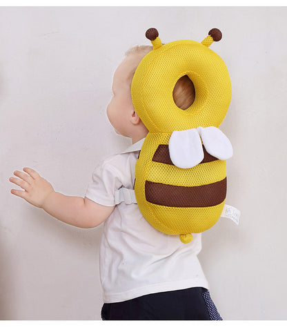 Head Back Protector Baby Protect Pillow Learn Walk Head Protector  Cushion Anti Fall Backward Cap Carry Cartoon Kids Safe Bibi