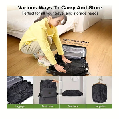 New Reusable Vacuum Bags for Travel Dustproof Space Saver Vacuum Compression Bag Waterproof Luggage Vacuum Storage Bag Backpack