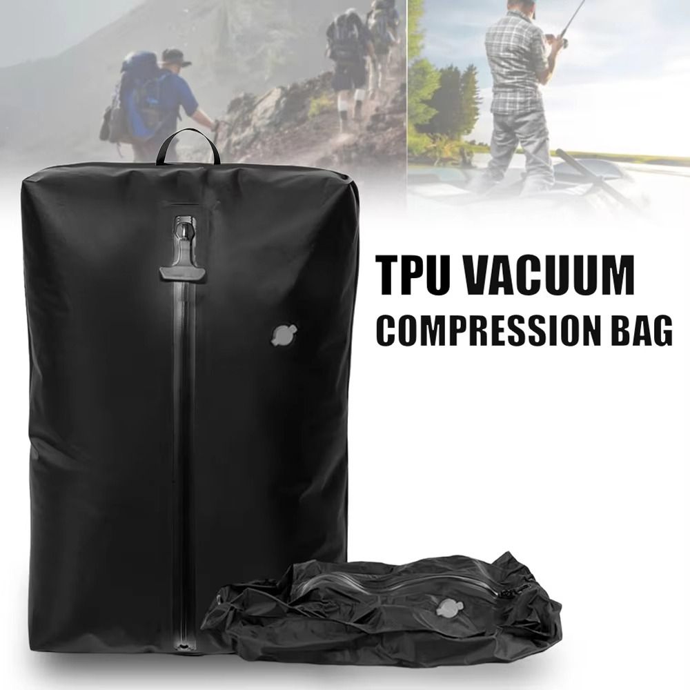 New Reusable Vacuum Bags for Travel Dustproof Space Saver Vacuum Compression Bag Waterproof Luggage Vacuum Storage Bag Backpack