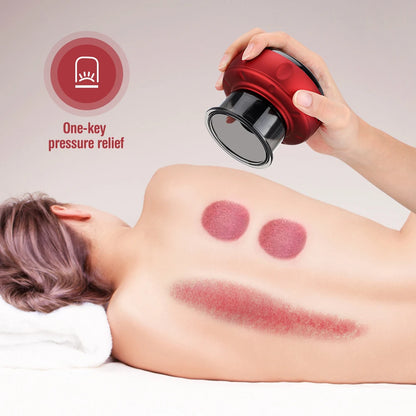 Electric Vacuum Cupping Massage Body Cups Anti-Cellulite Therapy Massager for Body Electric Guasha Scraping Fat Burning Slimming - 02ALABA