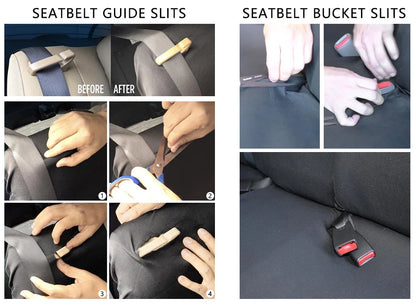 Brand Embroidery Car Seat Covers Set Car Organizer Universal For golf 4 For Citroen C4 For izh 2126 For Hyundai Ai 20 For Honda