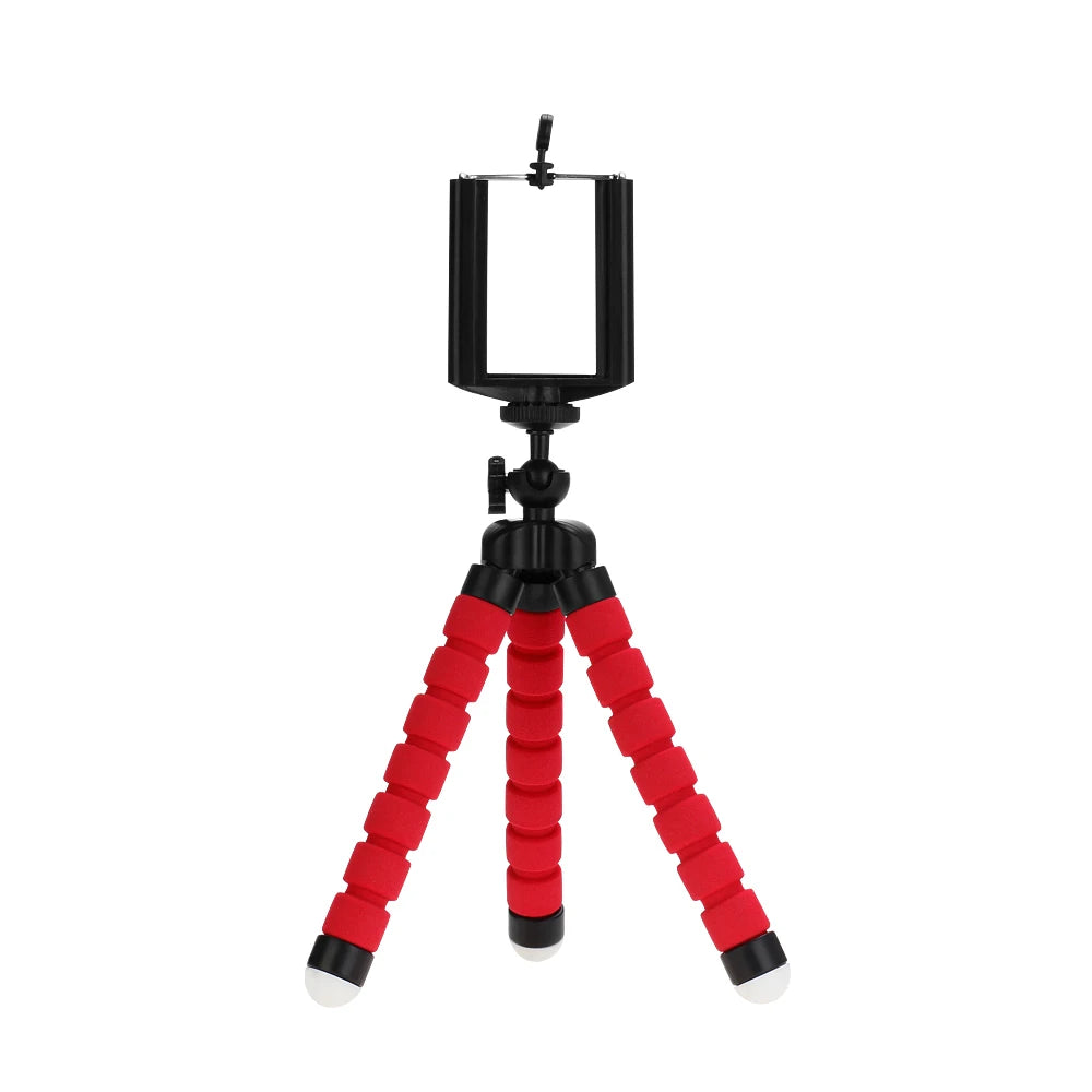 Tripods, mobile phone holders, camera clips, smartphone monopods, mini octopus tripods, and stands for phones. - 02ALABA