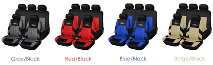 Brand Embroidery Car Seat Covers Set Car Organizer Universal For golf 4 For Citroen C4 For izh 2126 For Hyundai Ai 20 For Honda