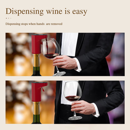 Smart electric digital wine dispenser wine suitable for more than 100 kinds of bottle mouths
