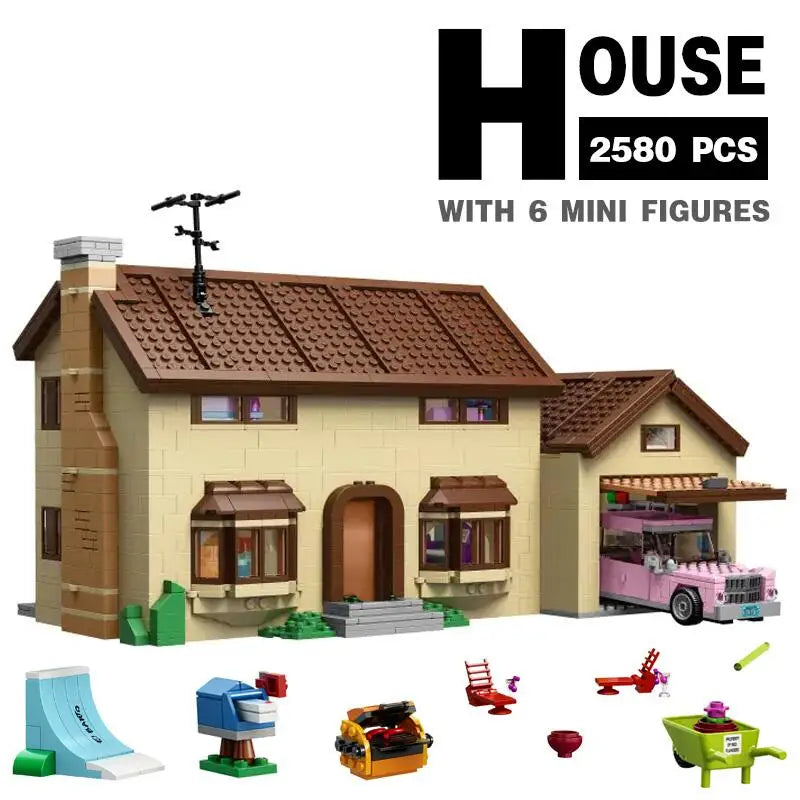 Available now: The Kwik-E-Mart and Supermarket House Model Building Block Sets 16004, 16005, 71016, 71006 - ideal toys for birthdays and Christmas gifts. - 02ALABA