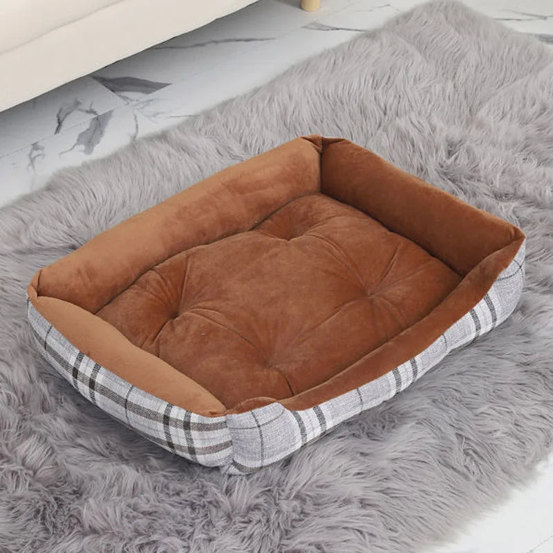 Warm Pet Nest Kennel For Small Medium Large Dogs Puppy Kitten Plus Size Bed with Machine Washable Warm Cozy Large Dog House