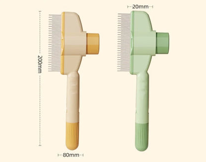 Pet Comb Hair Remover One Button Dogs Brush Self-cleaning Cat Brush Massage Combs for Dog Grooming Brushes for Pet Products