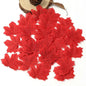 50/100 Pieces Artificial Silk Maple Leaves, Autumn Faux Leaf Garlands, Maple Leaf Vines for Thanksgiving, Halloween, and Wedding Party Decorations. - 02ALABA